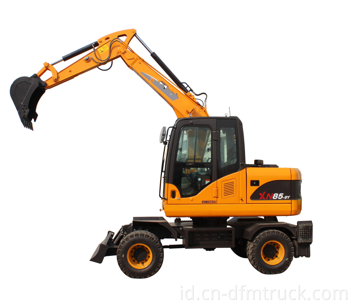 8 ton wheel excavator 2